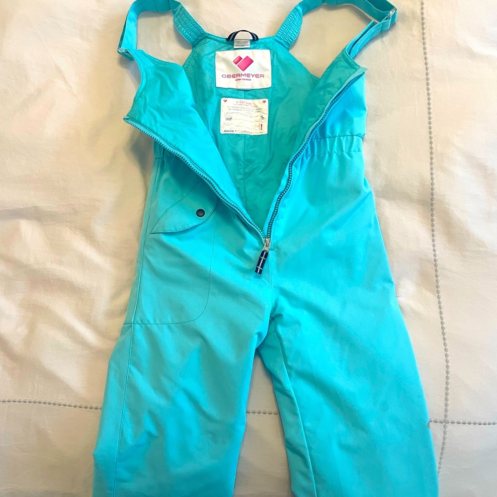 Girls Obermeyer Obermeyer Ski Bib Pants Size 7